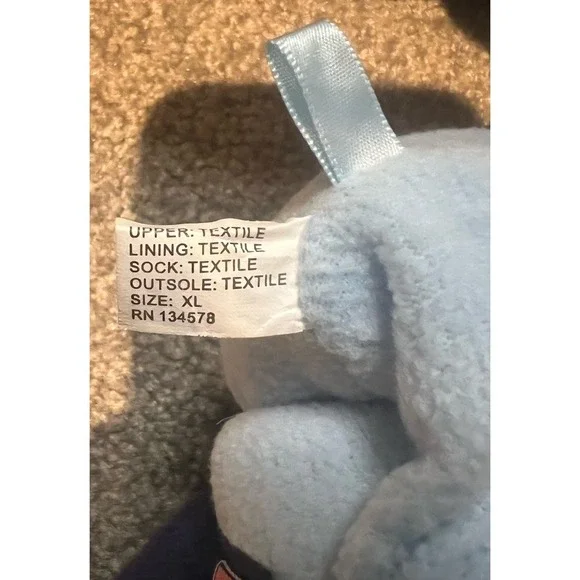 Kids Vineyard Vines Blue Whale Slippers Size XL Great Condition - Picture 8 of 8